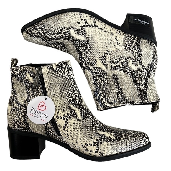 NWT Blondo Leather Ankle Boots - Picture 1 of 9